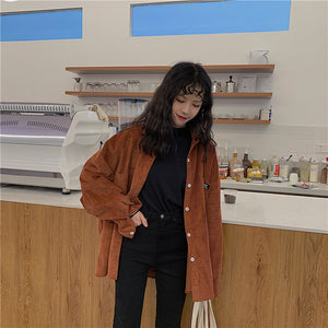 Autumn women casual work Shirts - friipe